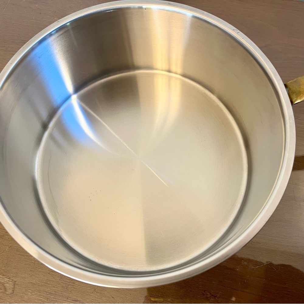 Spring Culinox 78 Copper/Stainless 4-quart Saucepan, 1970s Vintage, Switzerland - Picture 12 of 16